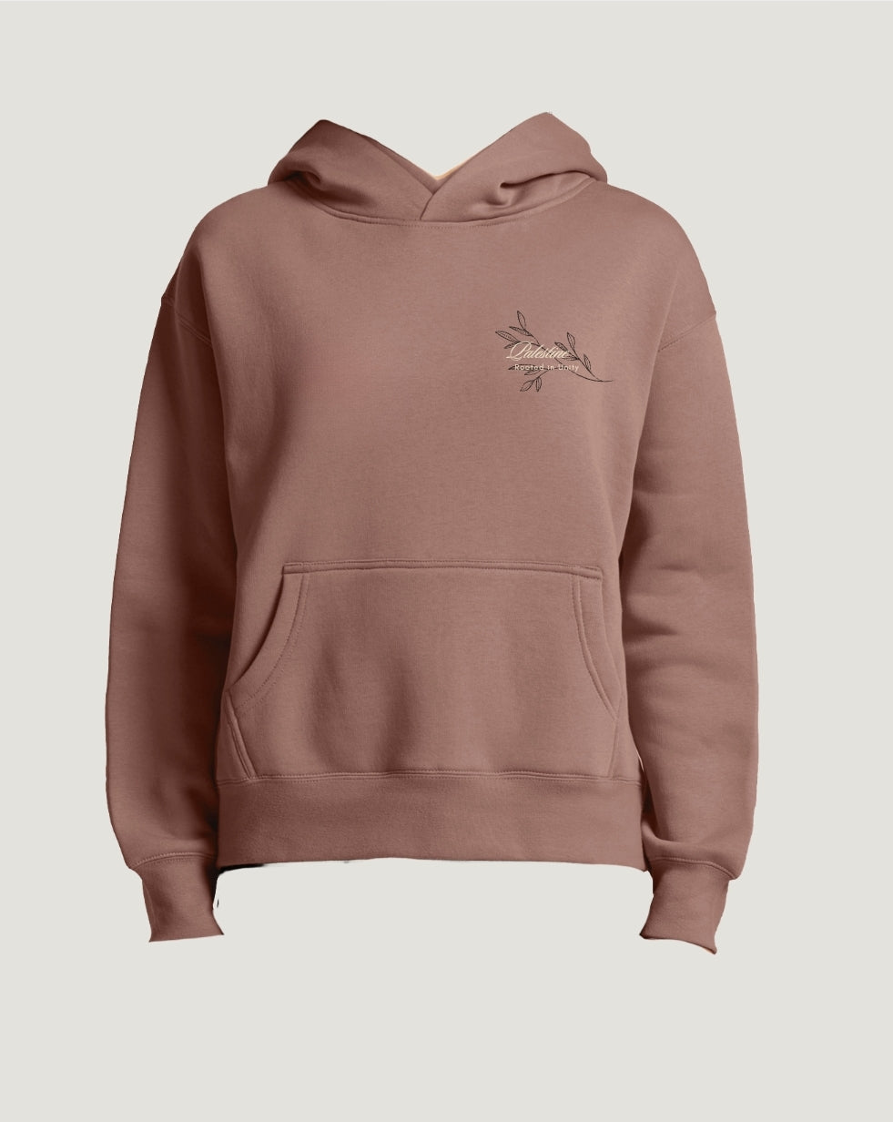 Hazy Pink Palestine hoodie 'Rooted’ xs - xxl