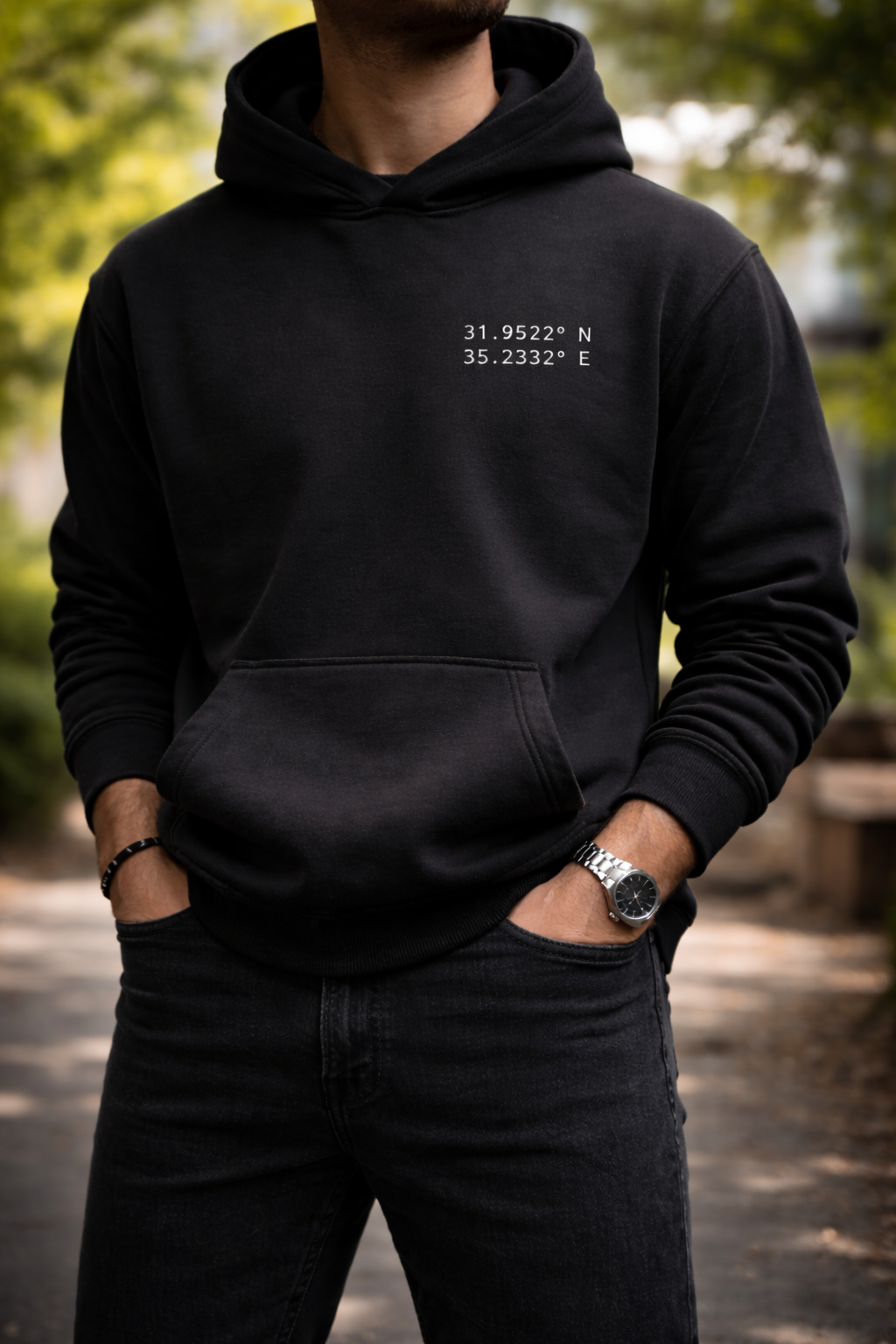 Luxury Black Palestine hoodie 'Hooriyah’ xs - xxl